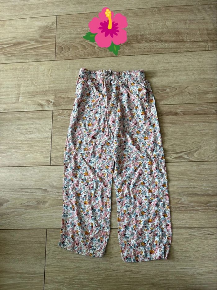 Pantalon fleuri 9ans Vertbaudet