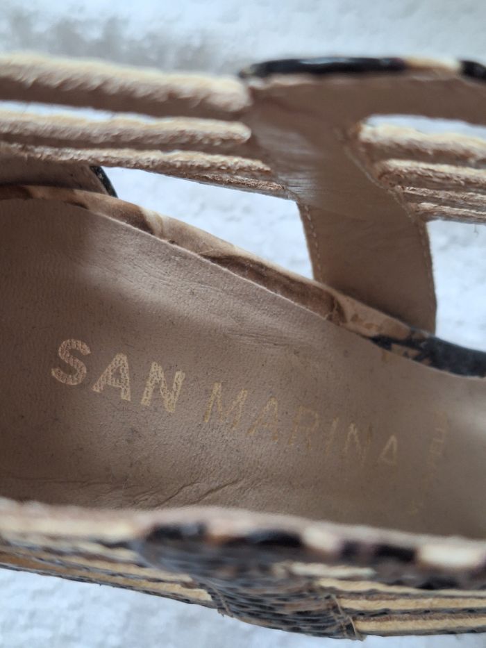 Chaussures été à talons  cuir - photo numéro 6