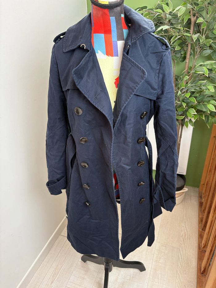 Trench Mango | Bleu marine | Taille 34