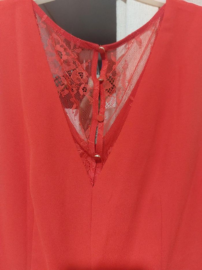 Robe rouge Camaïeu - 36 - photo numéro 3