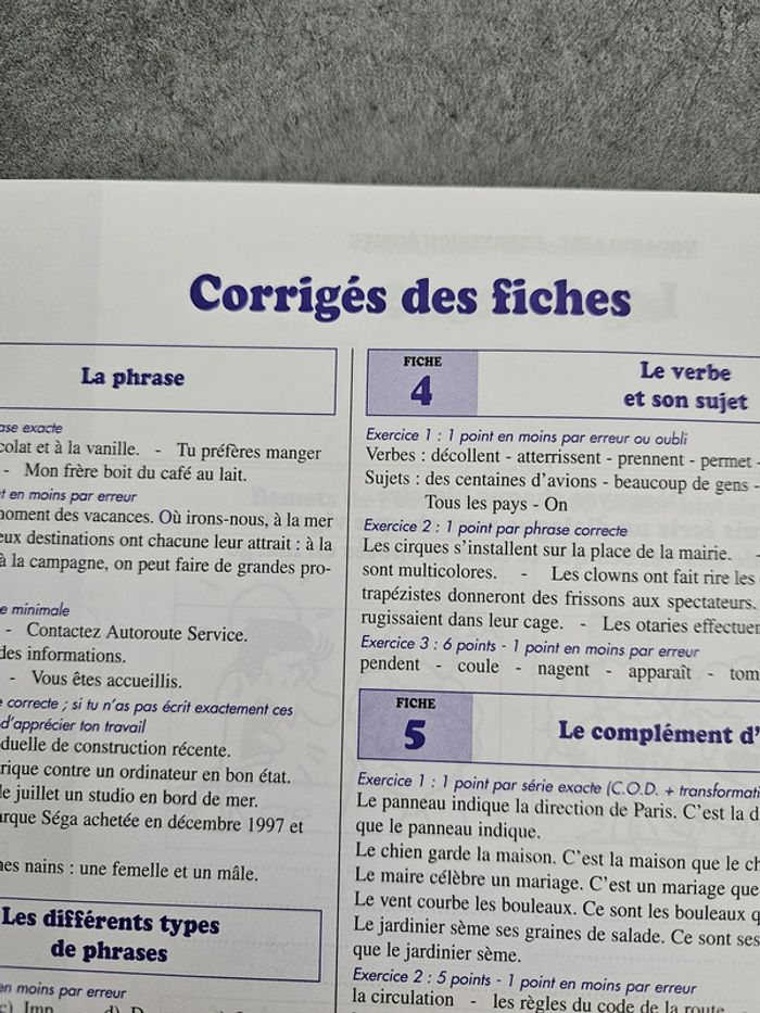 Cahier de soutien scolaire "Les cahiers malins" CM1 Français - photo numéro 6