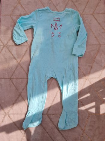 Pyjama fin fille licorne 18 mois orchestra