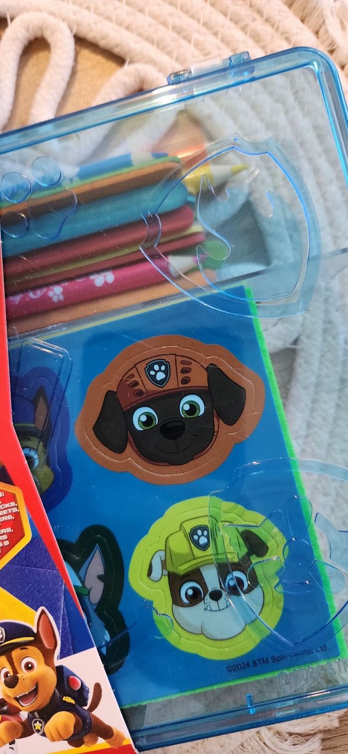 Boite loisirs créatifs Pat Patrouille Bleu Neuf - photo numéro 4