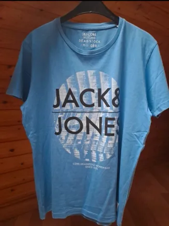T-shirt homme Jack & Jones bleu clair taille L
