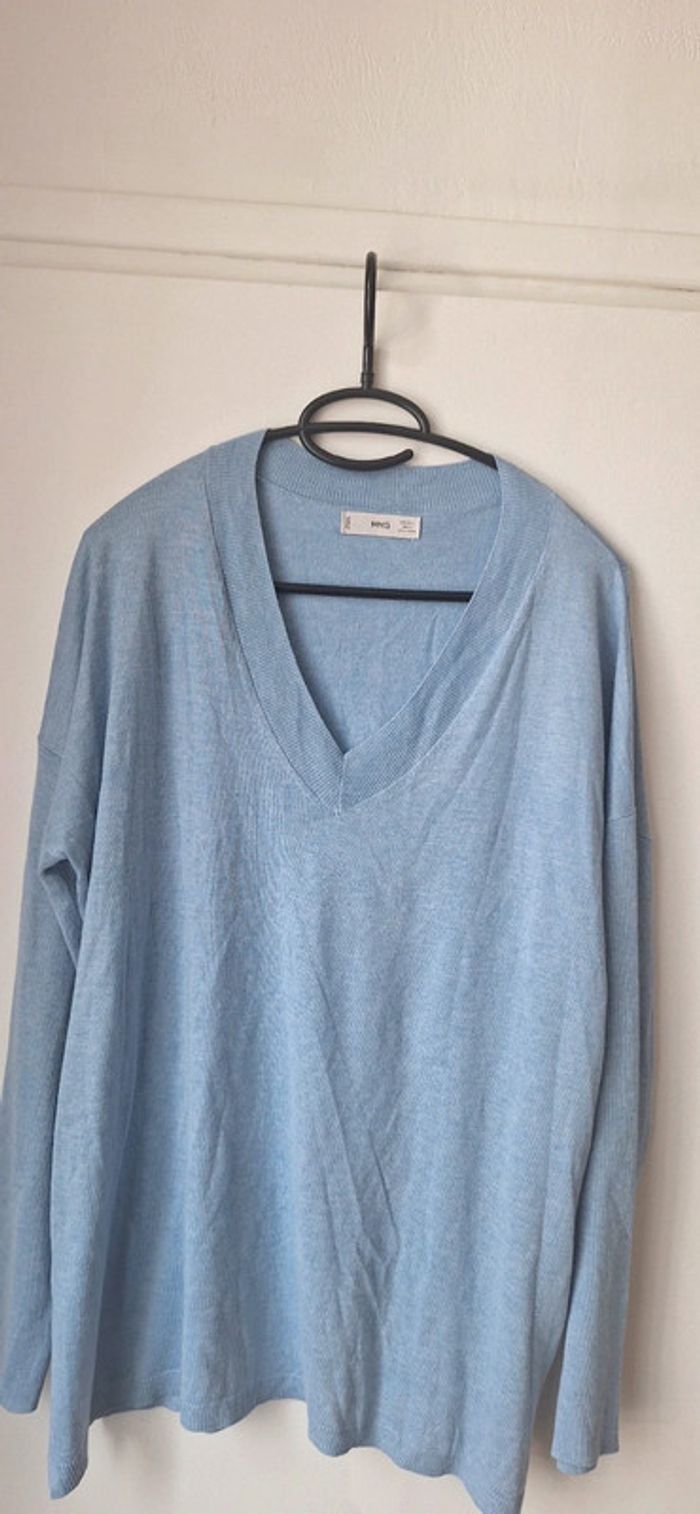 Beau pull col V Mango