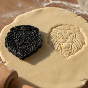 Emporte-pièce lion pour biscuits et pâtisseries créatives - 8 cm