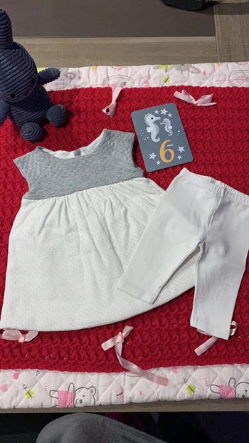 Robe et legging Obaibi 6 mois