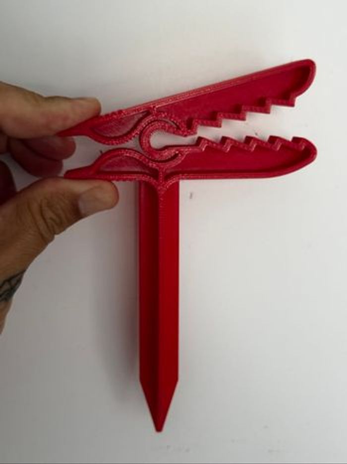 Impression 3D, Lot de 4 pince rouges, pour serviette de plage - photo numéro 2