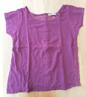 tee-shirt dentelle
