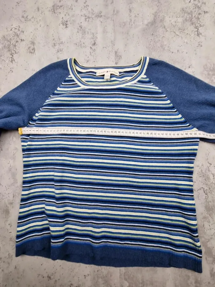 Sweat rayé Tommy Hilfiger – Taille XL/42 Femmes - photo numéro 9