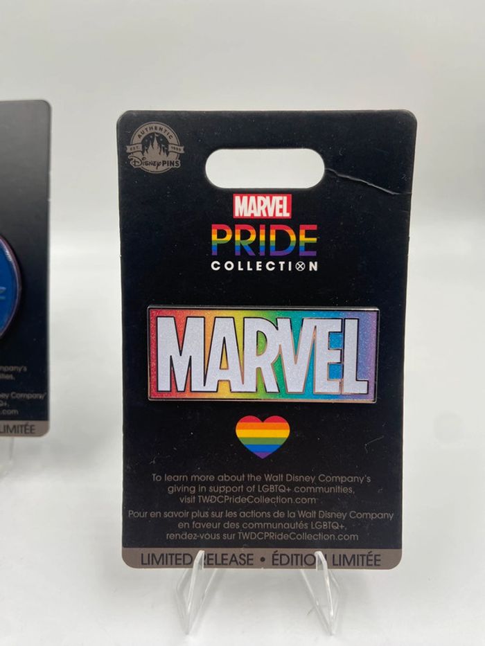 Lot de 4 Pin's Disney Pride Collection - Marvel, Star Wars & Pixar - Édition Limitée - photo numéro 2