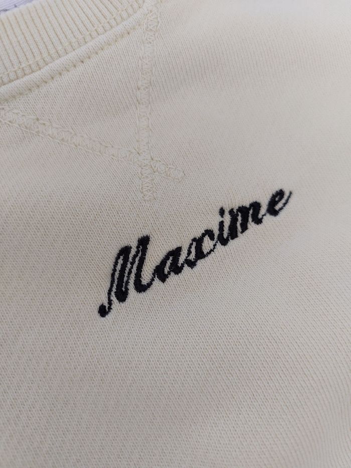 Sweat Zara brodé "Maxime" - photo numéro 2