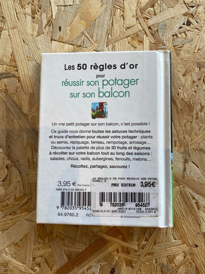 Livre « Les 50 règles d’or pour réussir son potager sur son balcon » - photo numéro 2
