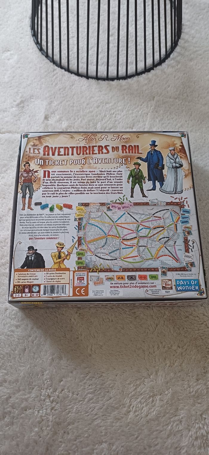 Jeu Les Aventuriers du Rail USA complet état neuf 8+ - photo numéro 5