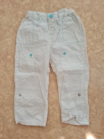 Pantalon blanc 18 mois
