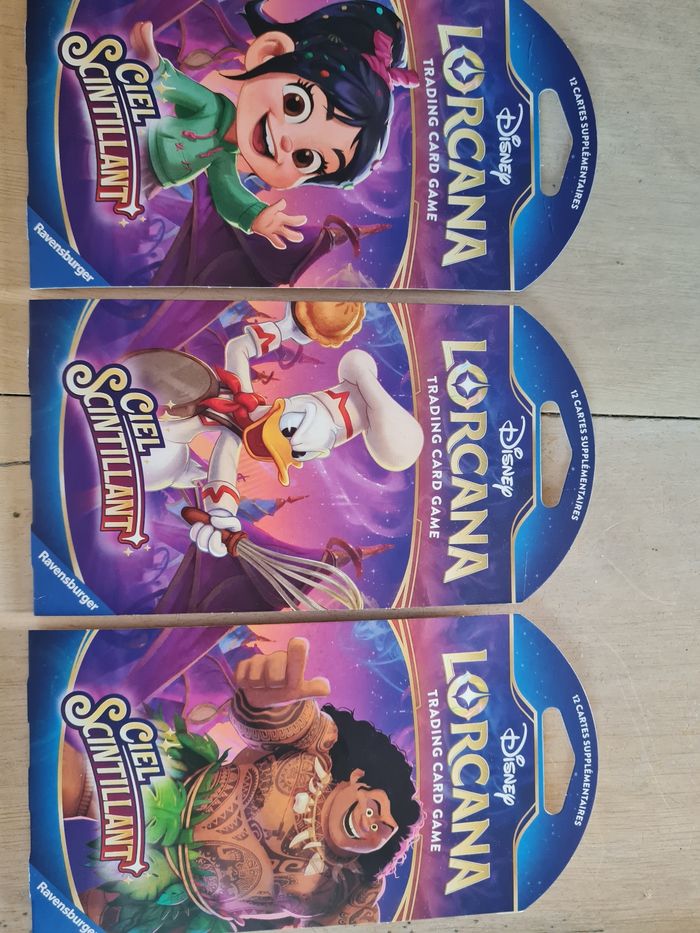 Lorcana Artset booster Ciel Scintillant en FR
