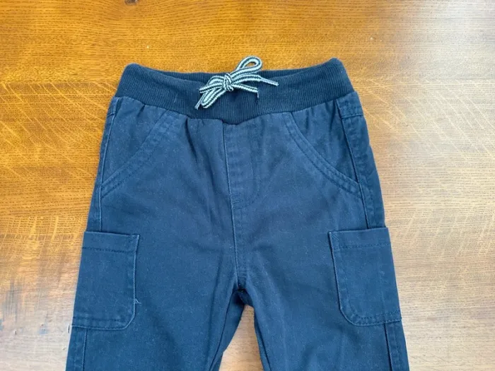 Pantalon bleu marine kiabi 12 mois - photo numéro 3