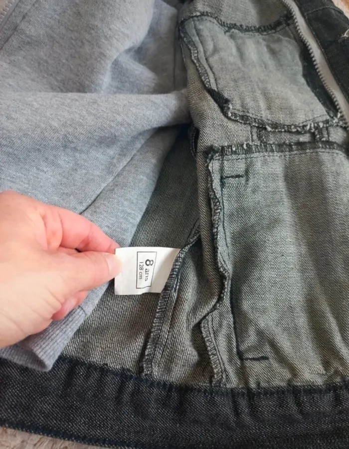 Veste en jean avec gilet 6/8 ans - photo numéro 4