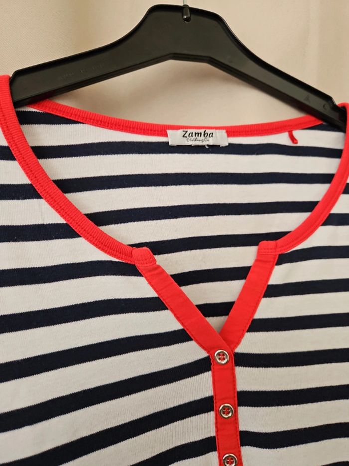 Tee shirt marin - photo numéro 2