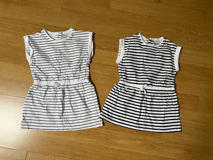 Lot de 2 robes marinières 18 mois