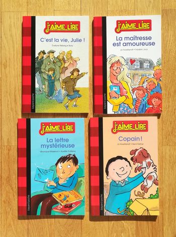 Lot 4 livres J'aime Lire - V92B