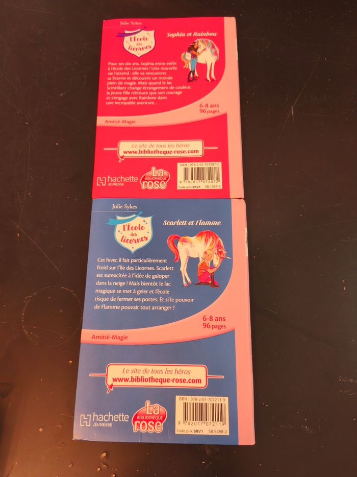 Lots 2 livres L'école des licornes - photo numéro 2