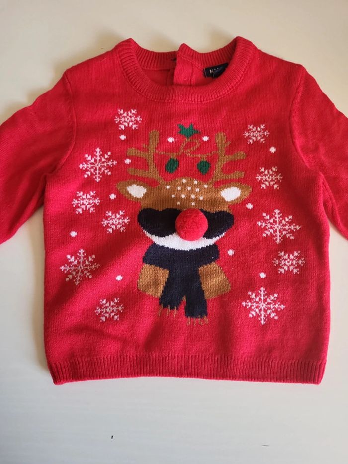 Pull Noël 12 mois