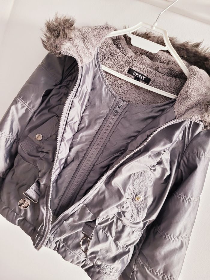 Veste blouson chaud dkny 6 ans - photo numéro 4