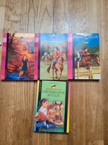 Lot 4 livres de la série Grand Galop