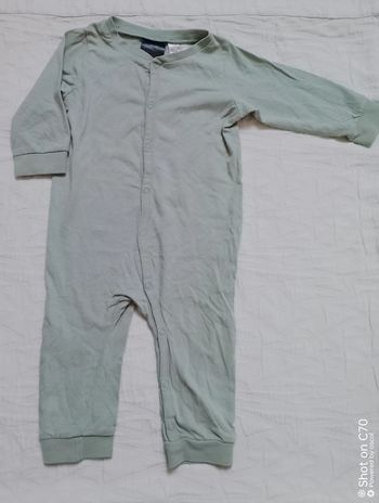 H &M pyjama combi menthe 74 cm