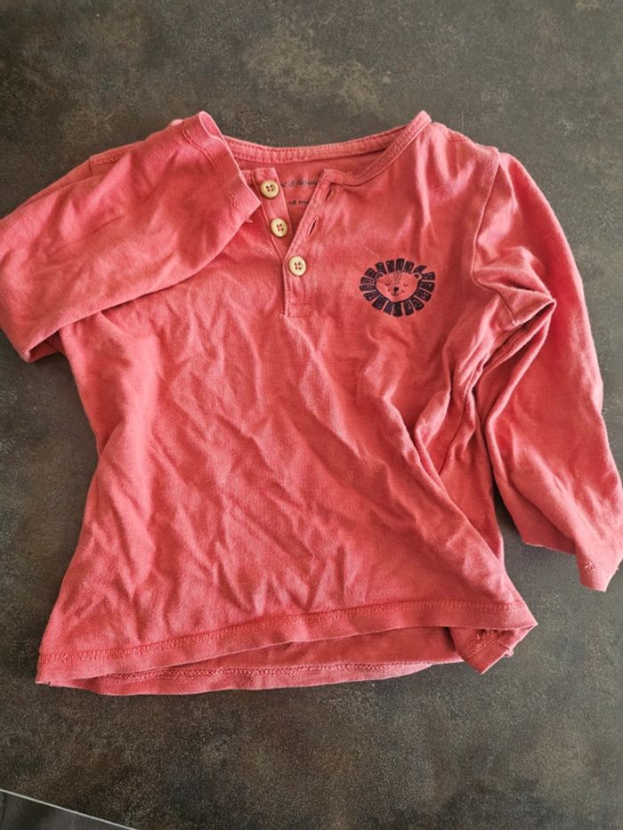 Tee shirt lion 18 mois