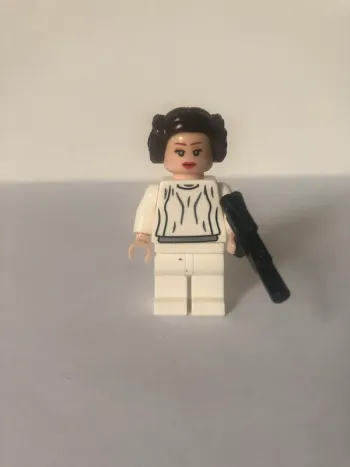 Figurine type lego Princesse Leïa. Star Wars