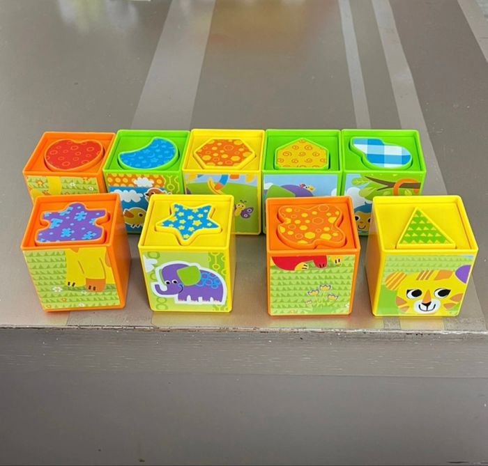 Cubes empilables pour bébé - photo numéro 4