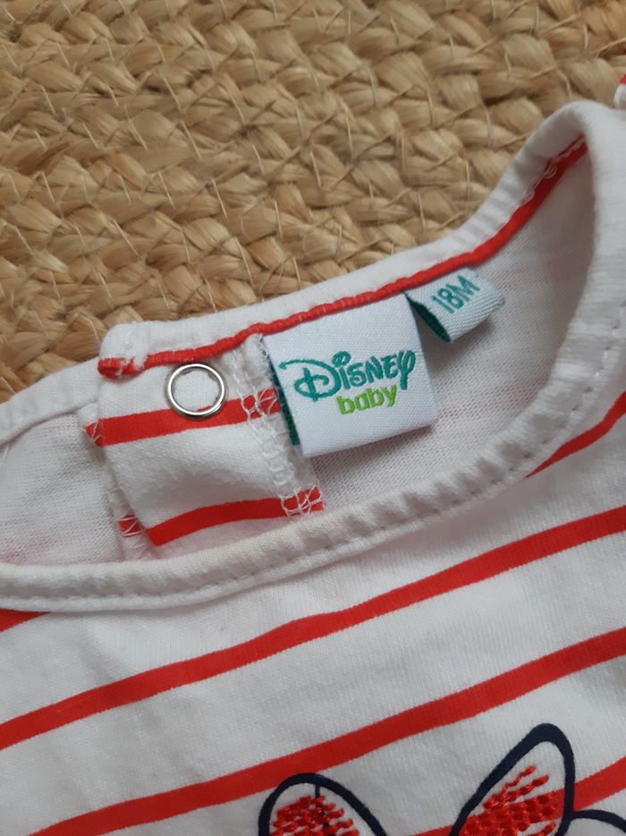 Robe rayée Minnie Disney 18 mois - photo numéro 5