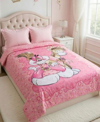 Housse de couette Diddl vintage rose – Diddlina & Galupy 🐭💗