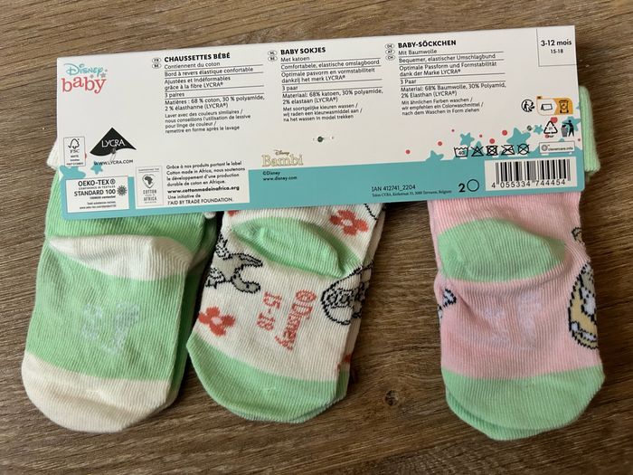 Lot de chaussettes Bambi - photo numéro 2