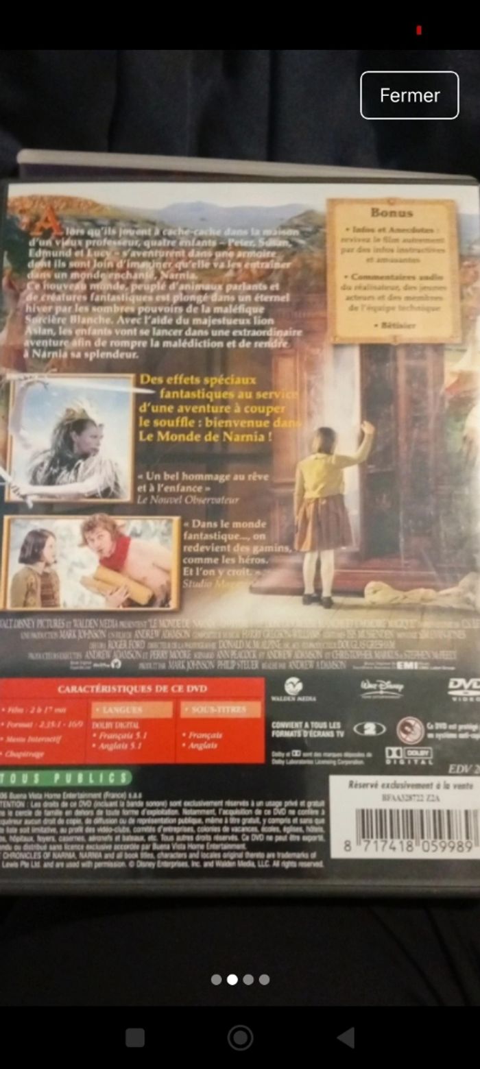 Lot Narnia - photo numéro 2