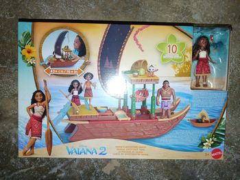 Coffret pirogue Vaiana Disney 40 cm 