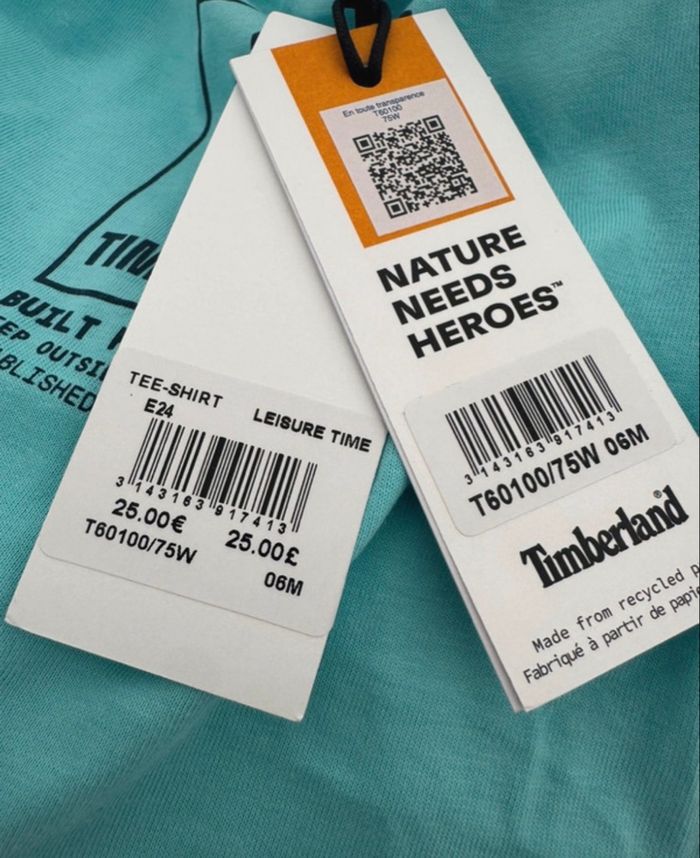 T-shirt Timberland 6 mois neuf - photo numéro 3