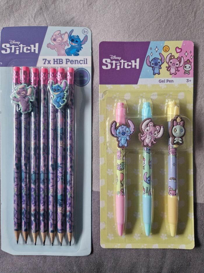 Crayons Stitch et Angel