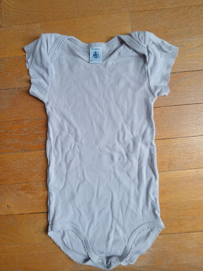 Bodie fille mauve manches courtes Petit Bateau 24 mois