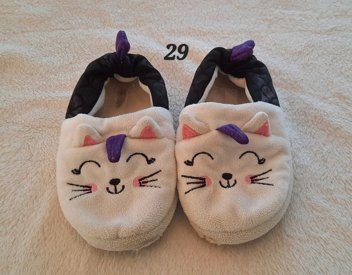 Chausson Chat Licorne Sirène