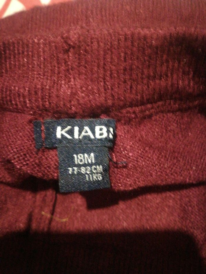 Pantalon taille 18mois 77/82cm kiabi - photo numéro 2