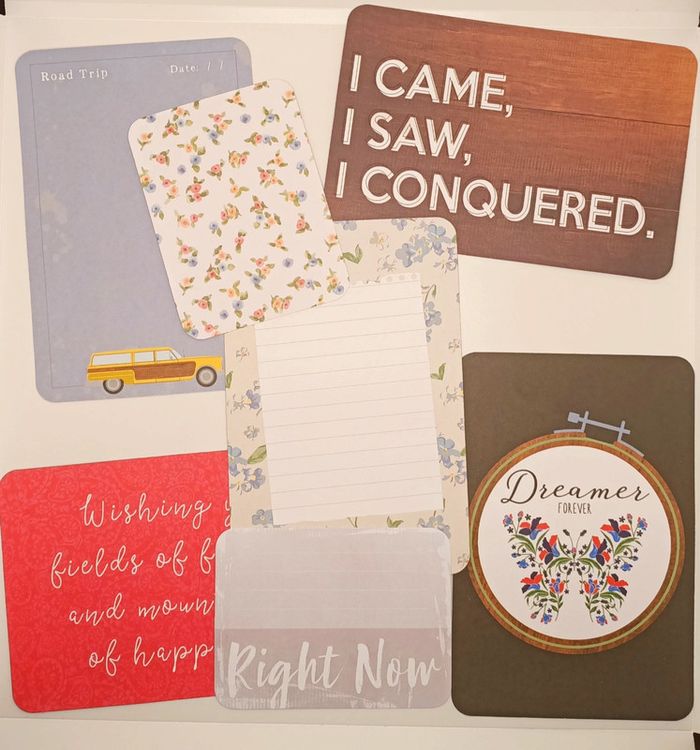 Scrapbooking die cuts cartes project life - photo numéro 10
