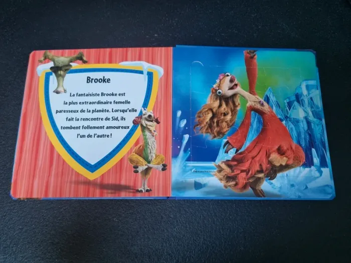 Livre puzzle l'âge de glace - photo numéro 4
