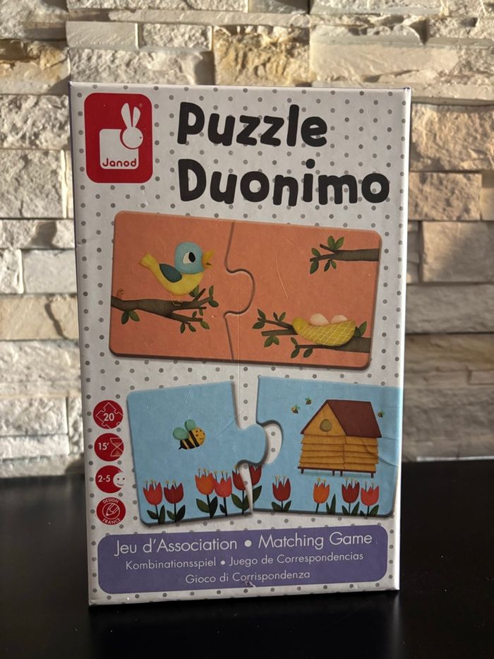 Puzzle duonimo animaux Janod