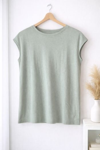 Sublime blouse yaya women vert d’eau neuf avec etiquettes. 
