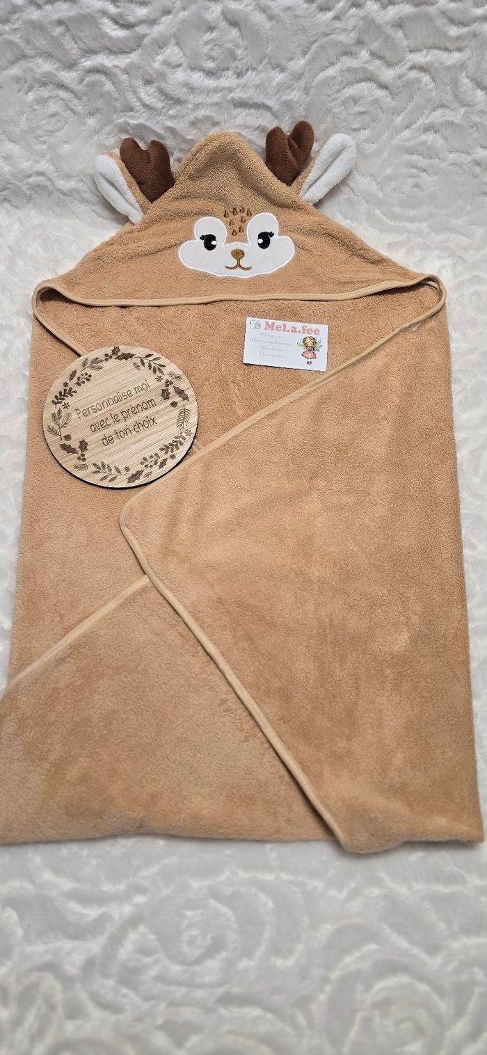 Cape de bain personnalisée