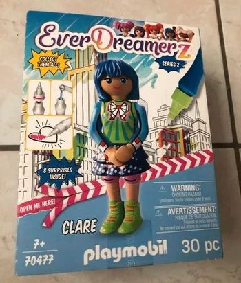 Playmobil Everdreamerz 70477 Clare Le Monde de la BD Neuf dans son emballage