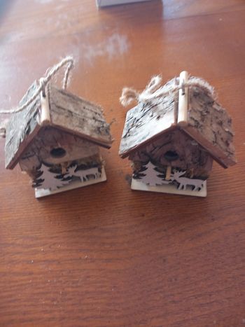 Lot 2 décorations pour le sapin